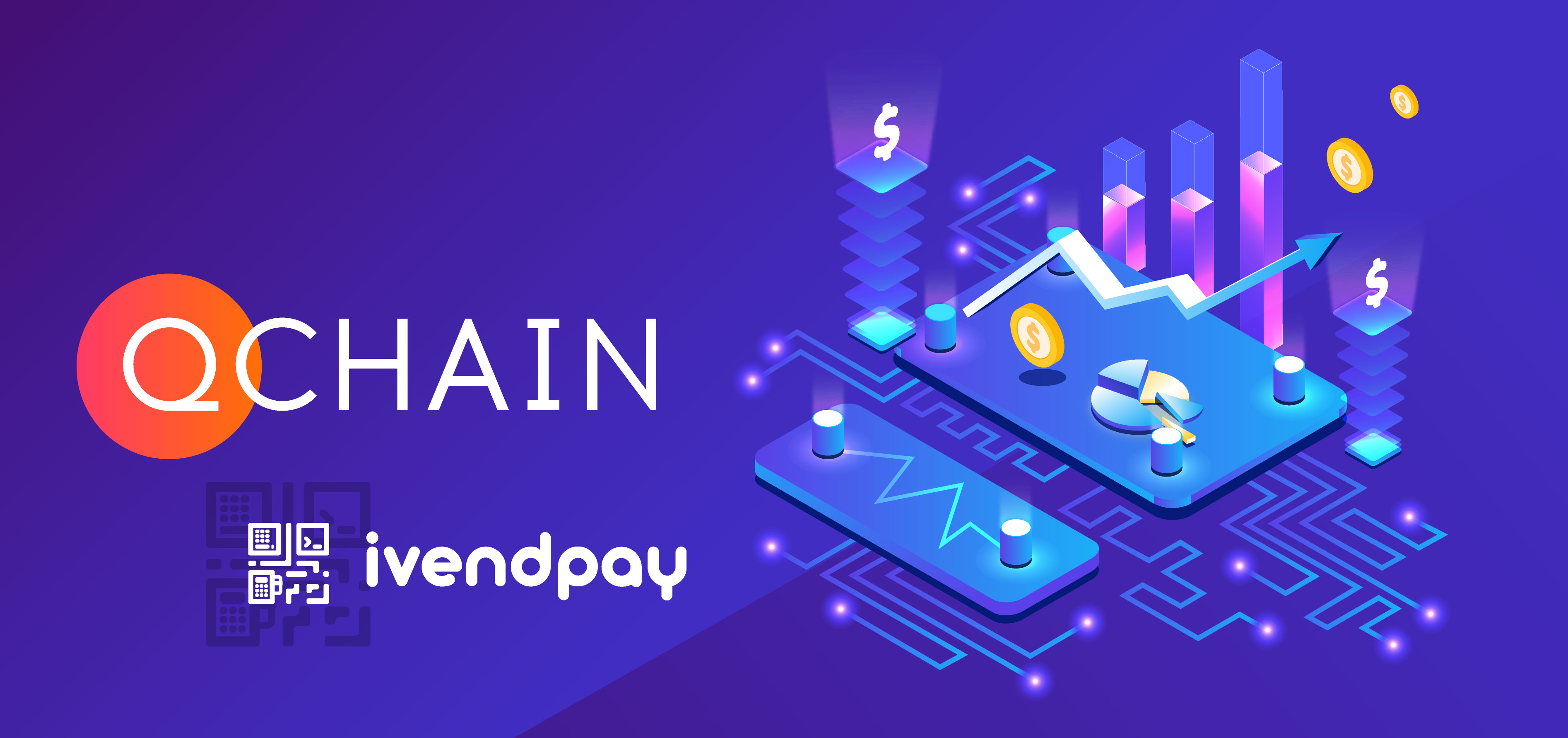 Qchain integrated into the ivendPay payment system